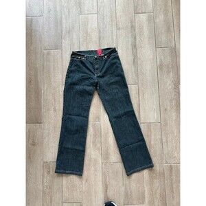 V Cristina Jeans Size 6 Y2K Dark Wash Bootcut Flare Low Rise Western 2000s
